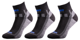 Ponožky CEZA Silver černo-modré 3 páry