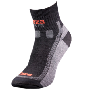 Ponožky CEZA černo-červené, vel. 39-41