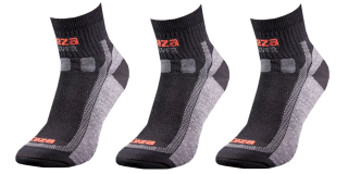 Ponožky CEZA Silver černo-červené 3 páry