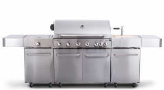 Plynový gril G21 Nevada BBQ kuchyně Premium Line, 7 hořáků + zdarma redukční ven